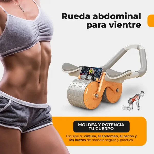 Rodillo Abdominal Premium ✳️Doble soporte✳️ ¡Paga en casa!